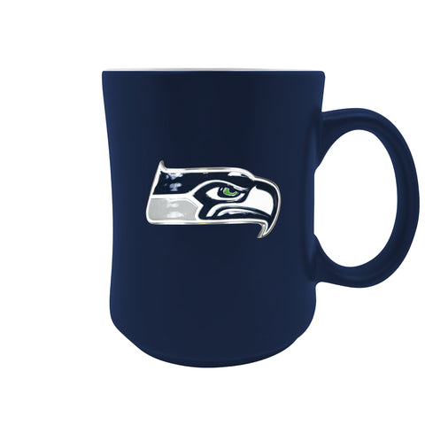 Seattle Seahawks 19oz. Starter Mug - Metal Emblem Logo