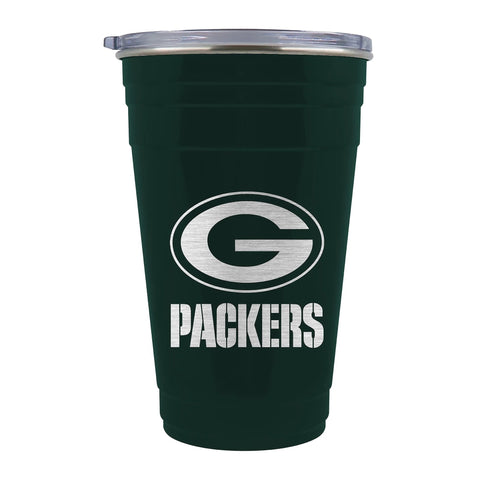 Green Bay Packers 22oz. Stainless Steel "Solo" Tailgater Cup