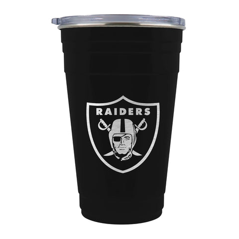 Las Vegas Raiders 22oz. Stainless Steel "Solo" Tailgater Cup