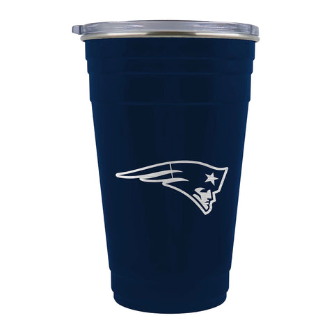 New England Patriots 22oz. Stainless Steel "Solo" Tailgater Cup