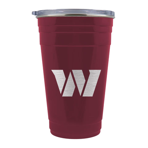 Washington Commanders 22oz. Stainless Steel "Solo" Tailgater Cup