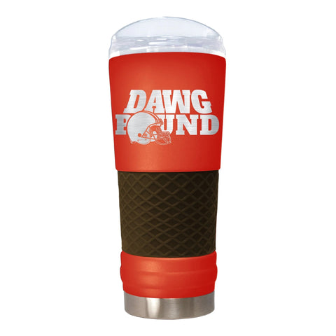 Cleveland Browns "The Draft" 24oz. Stainless Steel Travel Tumbler - Rally Cry