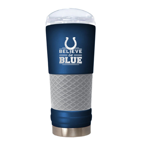 Indianapolis Colts "The Draft" 24oz. Stainless Steel Travel Tumbler - Rally Cry