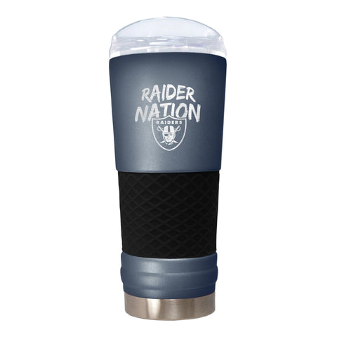 Las Vegas Raiders "The Draft" 24oz. Stainless Steel Travel Tumbler - Rally Cry