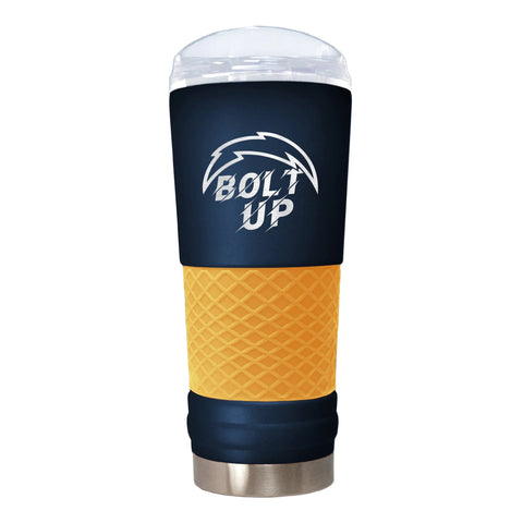 Los Angeles Chargers "The Draft" 24oz. Stainless Steel Travel Tumbler - Rally Cry