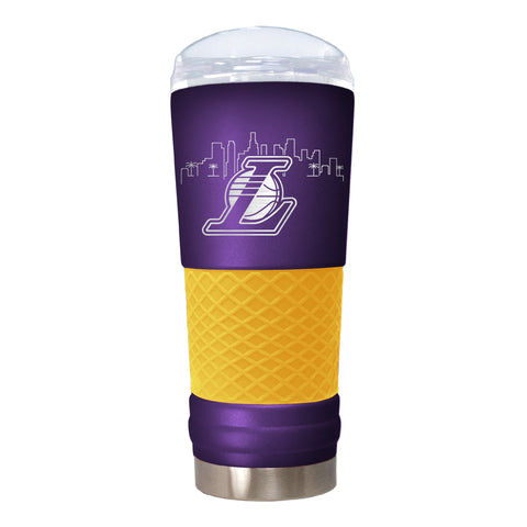 Los Angeles Lakers "The Draft" 24oz. Stainless Steel Travel Tumbler - Rally Cry