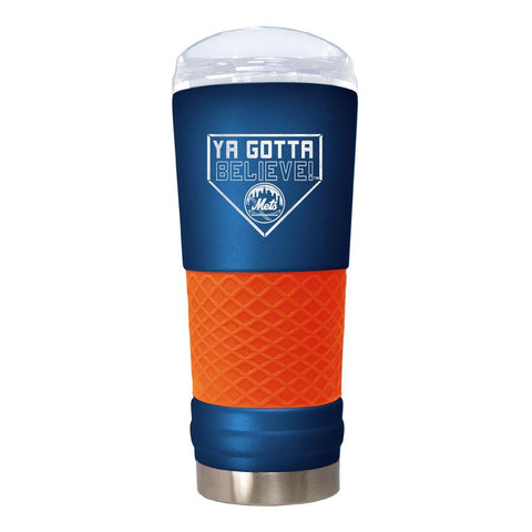 New York Mets "The Draft" 24oz. Stainless Steel Travel Tumbler - Rally Cry