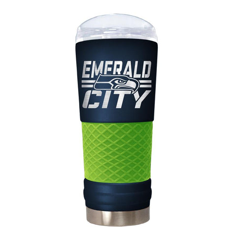 Seattle Seahawks "The Draft" 24oz. Stainless Steel Travel Tumbler - Rally Cry
