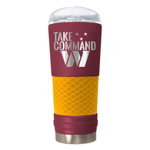 Washington Commanders "The Draft" 24oz. Stainless Steel Travel Tumbler - Rally Cry