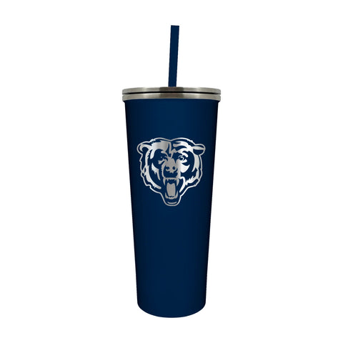 Chicago Bears 24oz. Skinny Tumbler with Straw