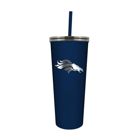Denver Broncos 24oz. Skinny Tumbler with Straw