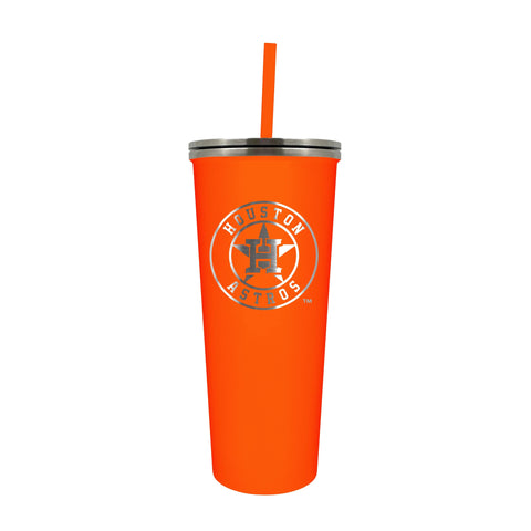 Houston Astros 24oz. Skinny Tumbler with Straw