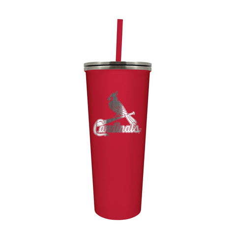St. Louis Cardinals 24oz. Skinny Tumbler with Straw