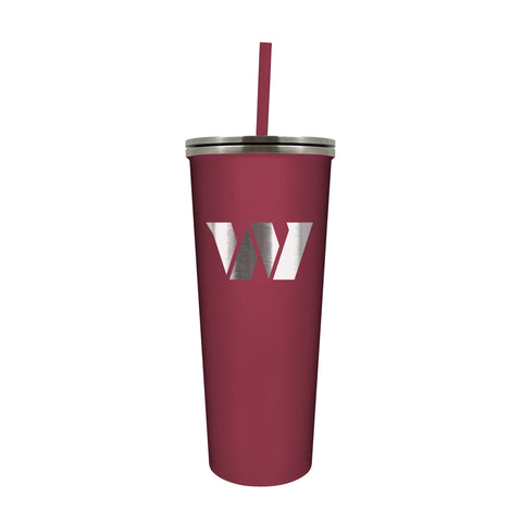 Washington Commanders 24oz. Skinny Tumbler with Straw