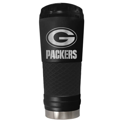 Green Bay Packers "The Draft" 24oz. Stainless Steel Travel Tumbler - Stealth