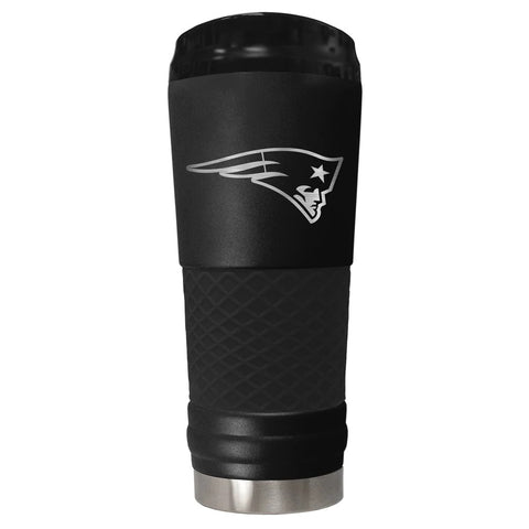 New England Patriots "The Draft" 24oz. Stainless Steel Travel Tumbler - Stealth