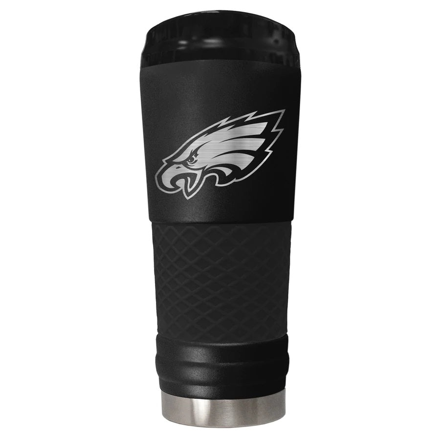 Philadelphia Eagles "The Draft" 24oz. Stainless Steel Travel Tumbler - Stealth