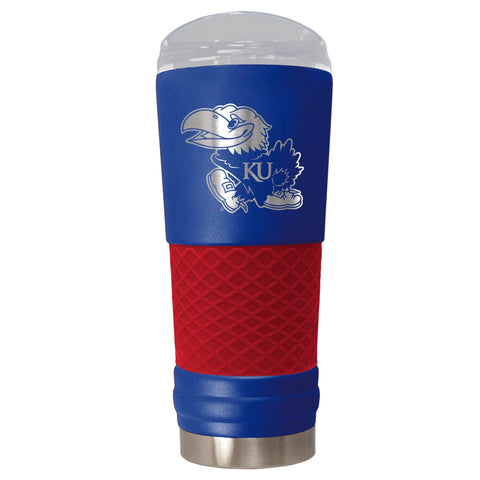 Kansas Jayhawks "The Draft" 24oz. Stainless Steel Travel Tumbler