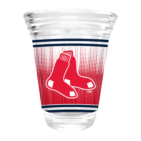 Boston Red Sox 2oz. Round Party Shot Glass