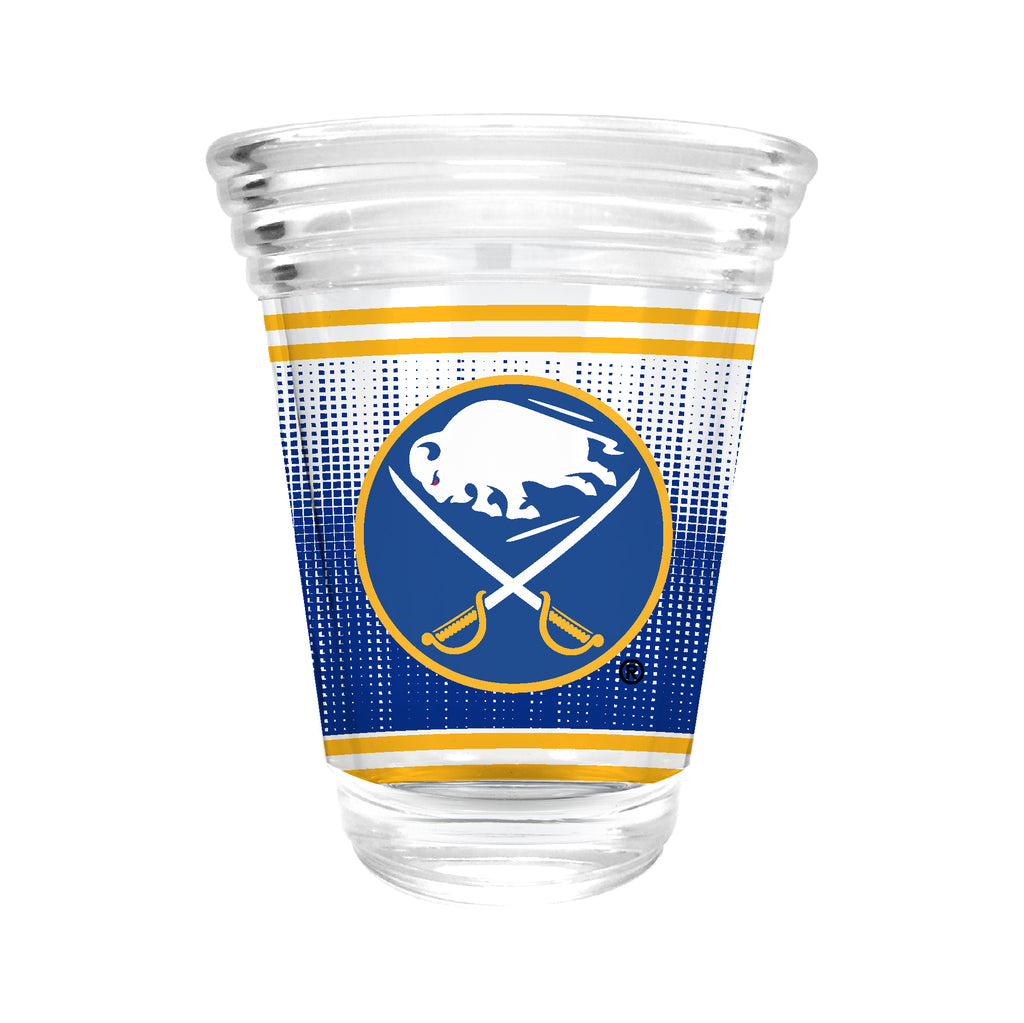 Buffalo Sabres 2oz. Round Party Shot Glass