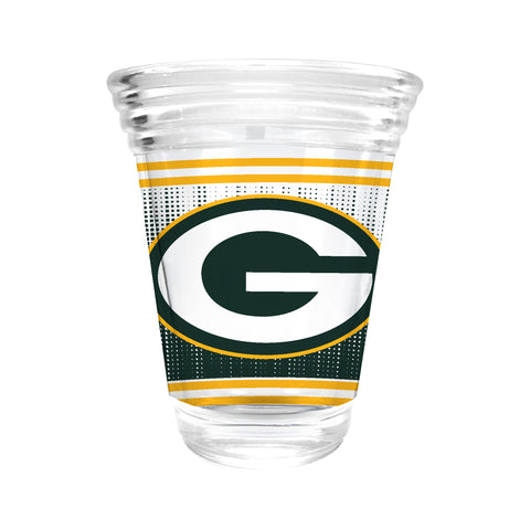 Green Bay Packers 2oz. Round Party Shot Glass