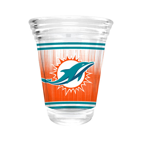 Miami Dolphins 2oz. Round Party Shot Glass