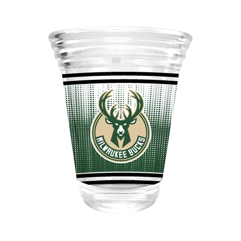 Milwaukee Bucks 2oz. Round Party Shot Glass