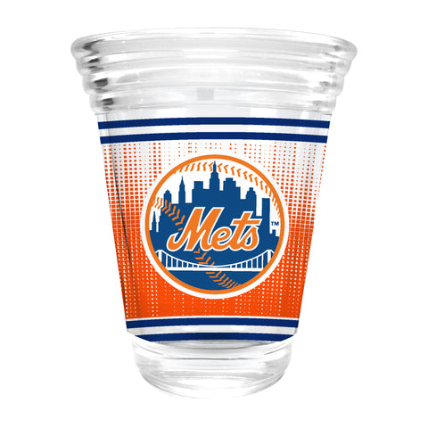 New York Mets 2oz. Round Party Shot Glass