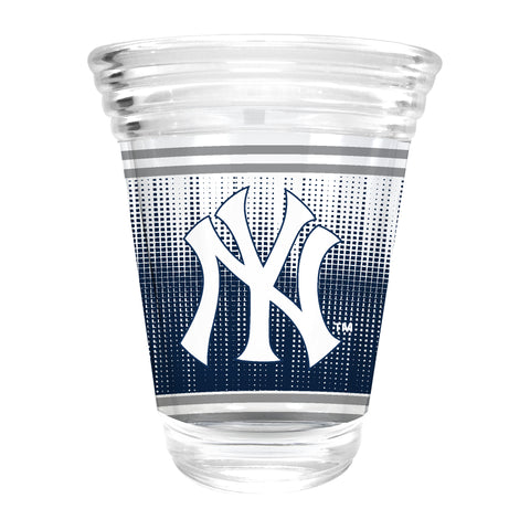 New York Yankees 2oz. Round Party Shot Glass