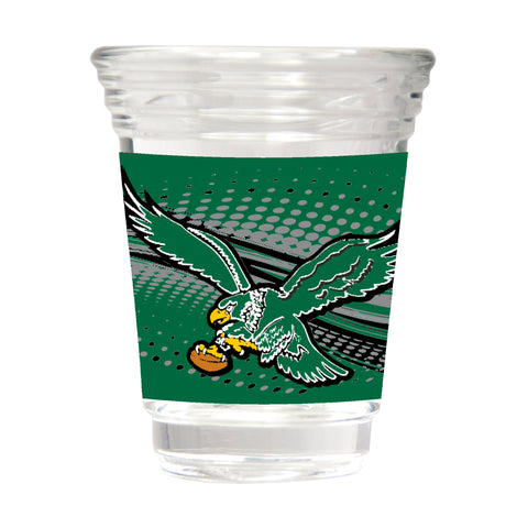 Philadelphia Eagles Retro 2oz. Round Party Shot Glass