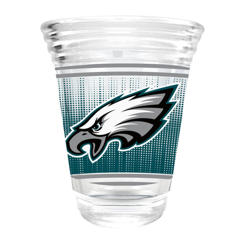 Philadelphia Eagles Retro 2oz. Round Party Shot Glass