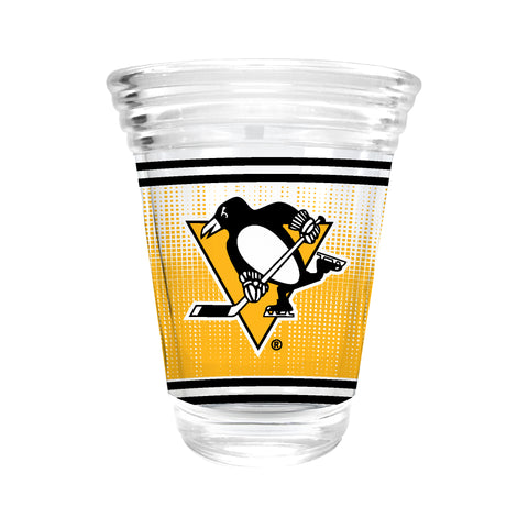 Pittsburgh Penguins 2oz. Round Party Shot Glass