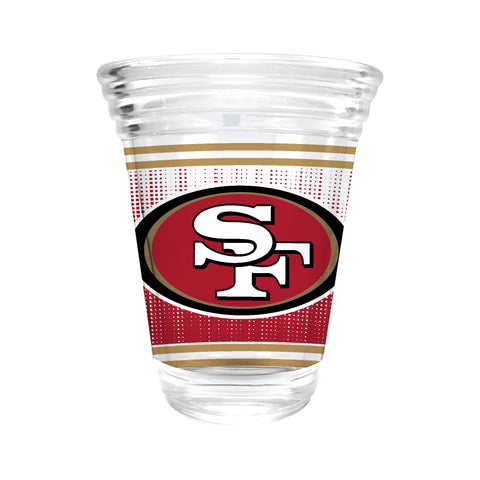 San Francisco 49ers 2oz. Round Party Shot Glass