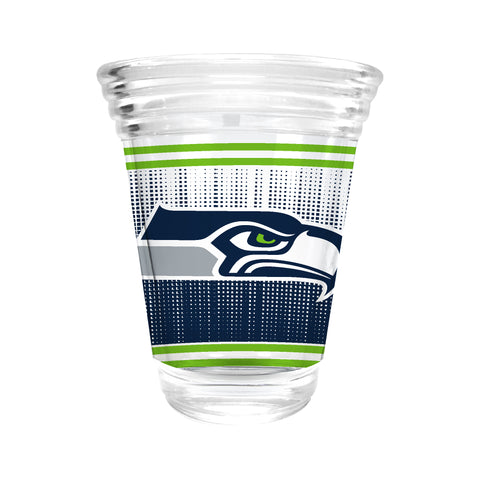 Seattle Seahawks 2oz. Round Party Shot Glass