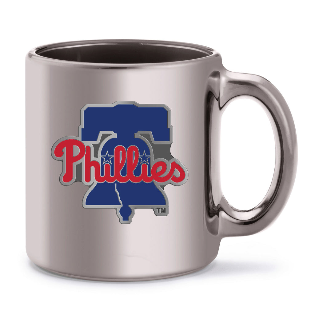 Philadelphia Phillies Metallic Chrome Coffee Mug