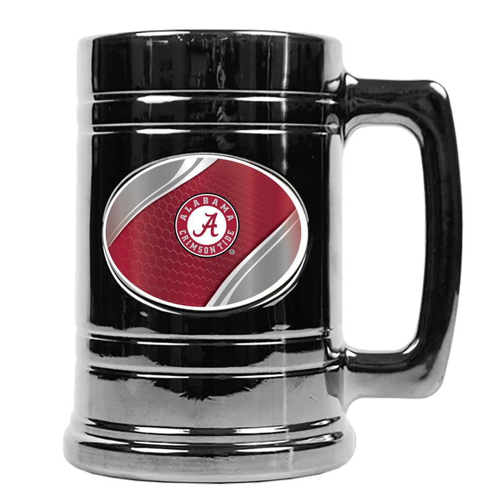 Alabama Crimson Tide Metallic Chrome Indent Tankard