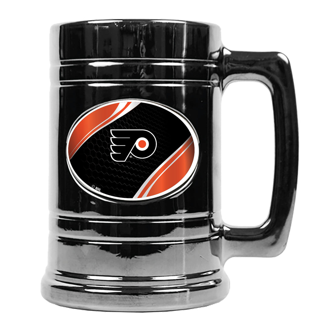 Philadelphia Flyers Metallic Chrome Indent Tankard