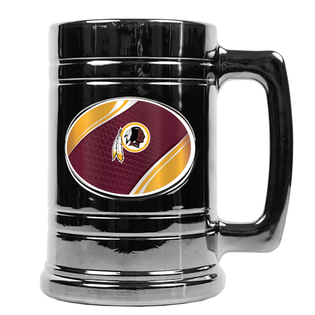 Washington Redskins Metallic Chrome Indent Tankard