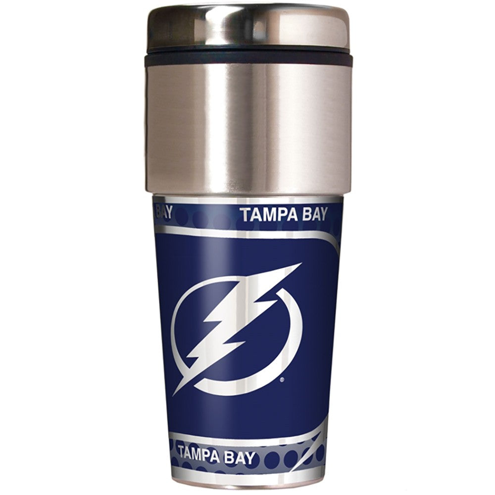 Tampa Bay Lightning 16oz Metallic Coffee Travel Mug