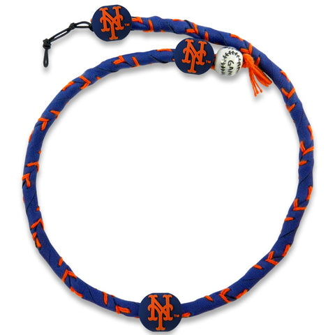 New York Mets Team Color Frozen Rope Gamewear Necklace
