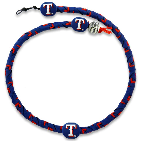 Texas Rangers Team Color Frozen Rope Gamewear Necklace