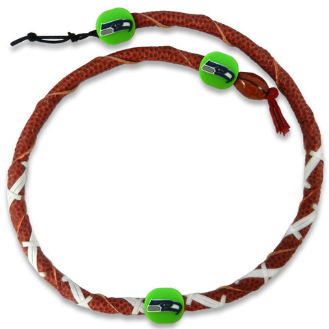 Seattle Seahawks Classic Frozen Rope Gamewear Necklace