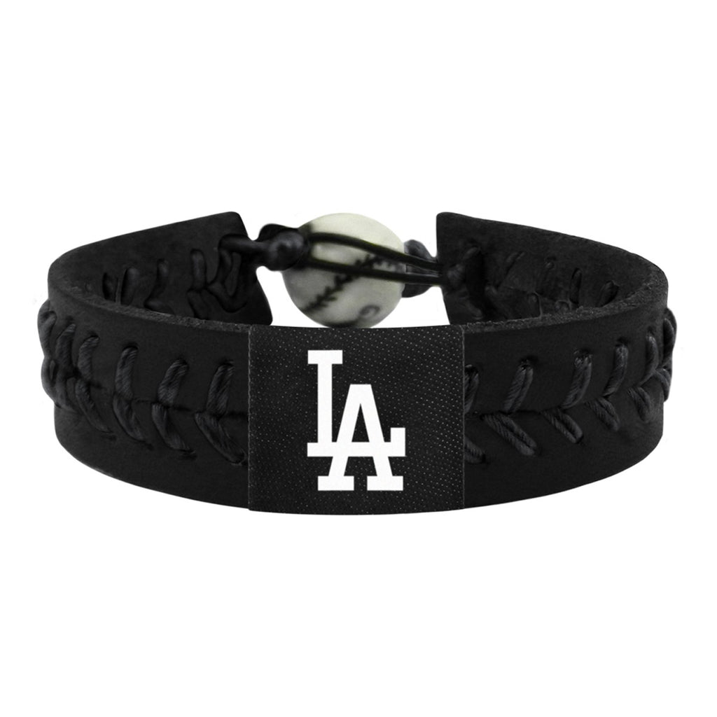Los Angeles Dodgers Tonal Black Bracelet