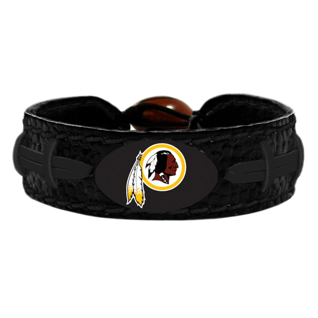 Washington Redskins Tonal Black Bracelet