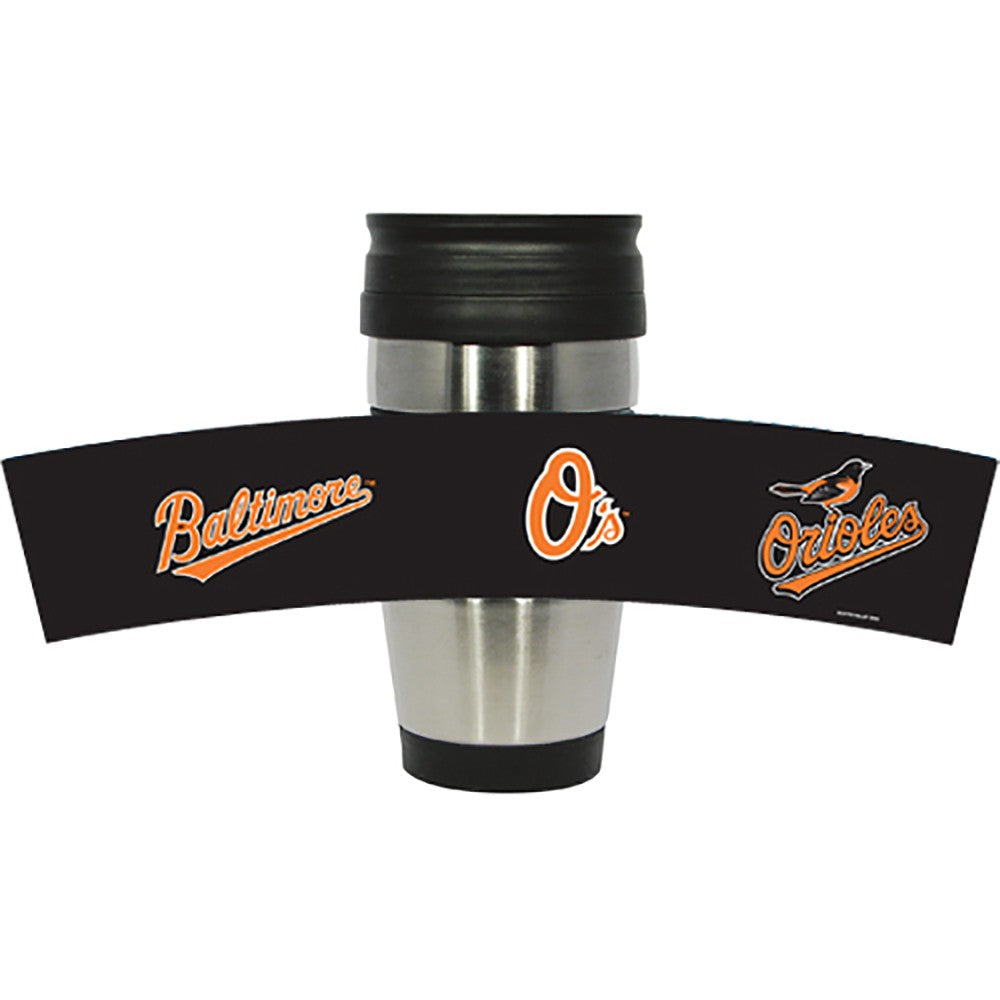 Baltimore Orioles 15oz PVC Wrap Travel Mug