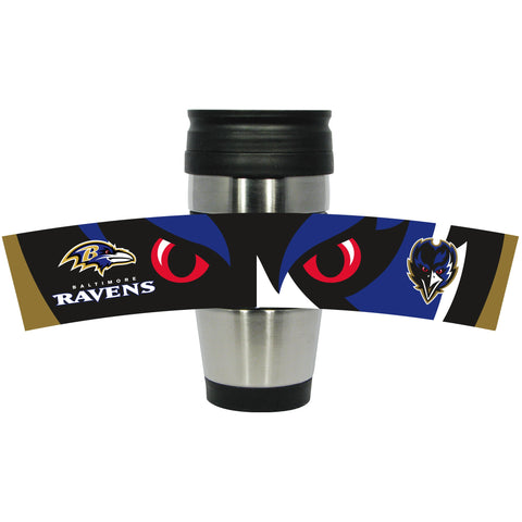 Baltimore Ravens 15oz PVC Wrap Travel Mug