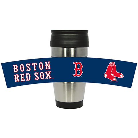 Boston Red Sox 15oz PVC Wrap Travel Mug