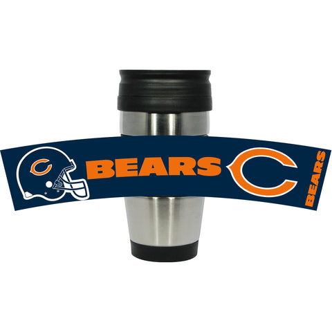 Chicago Bears 15oz PVC Wrap Travel Mug