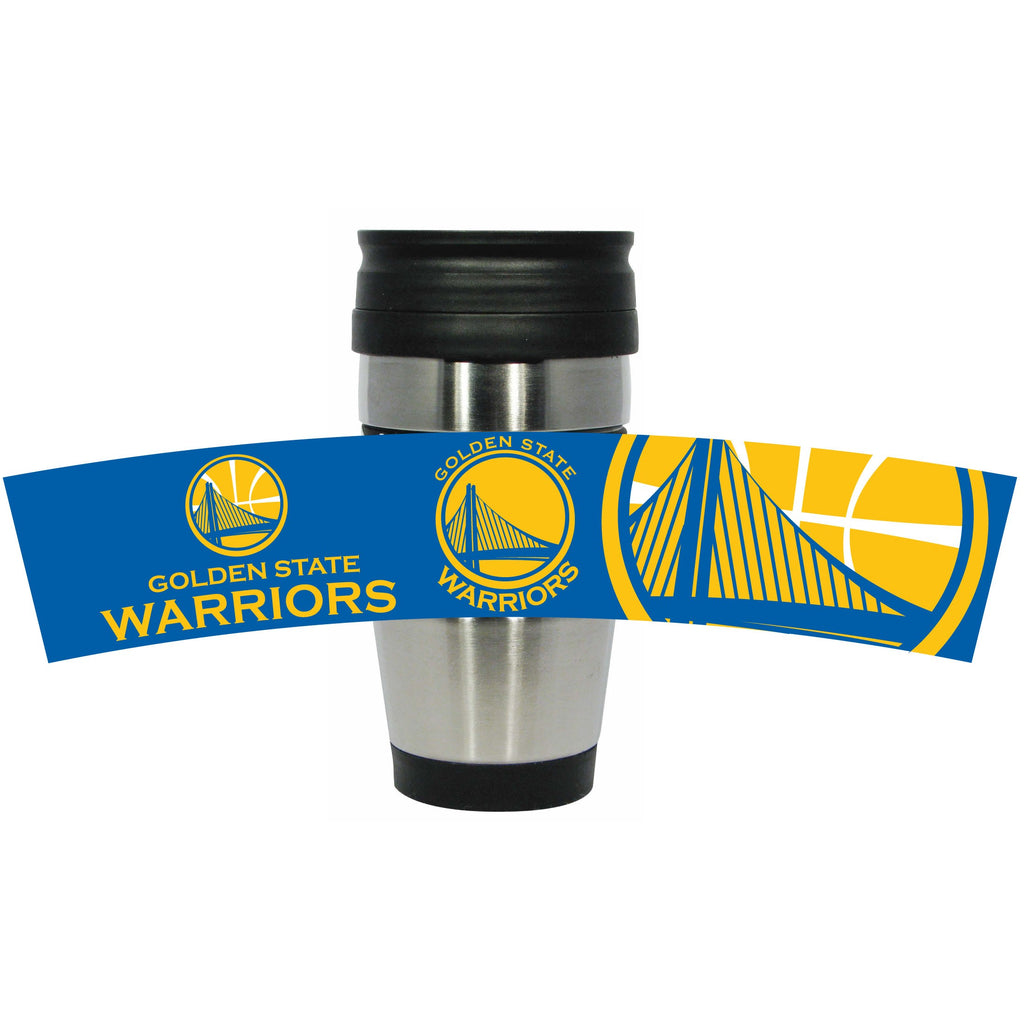 Golden State Warriors 15oz PVC Wrap Travel Mug