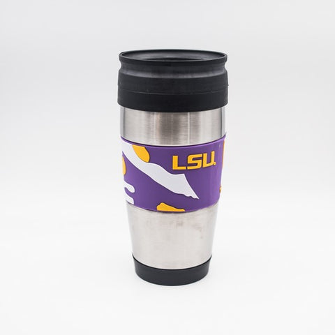 15oz PVC Wrap Travel Mug LSU